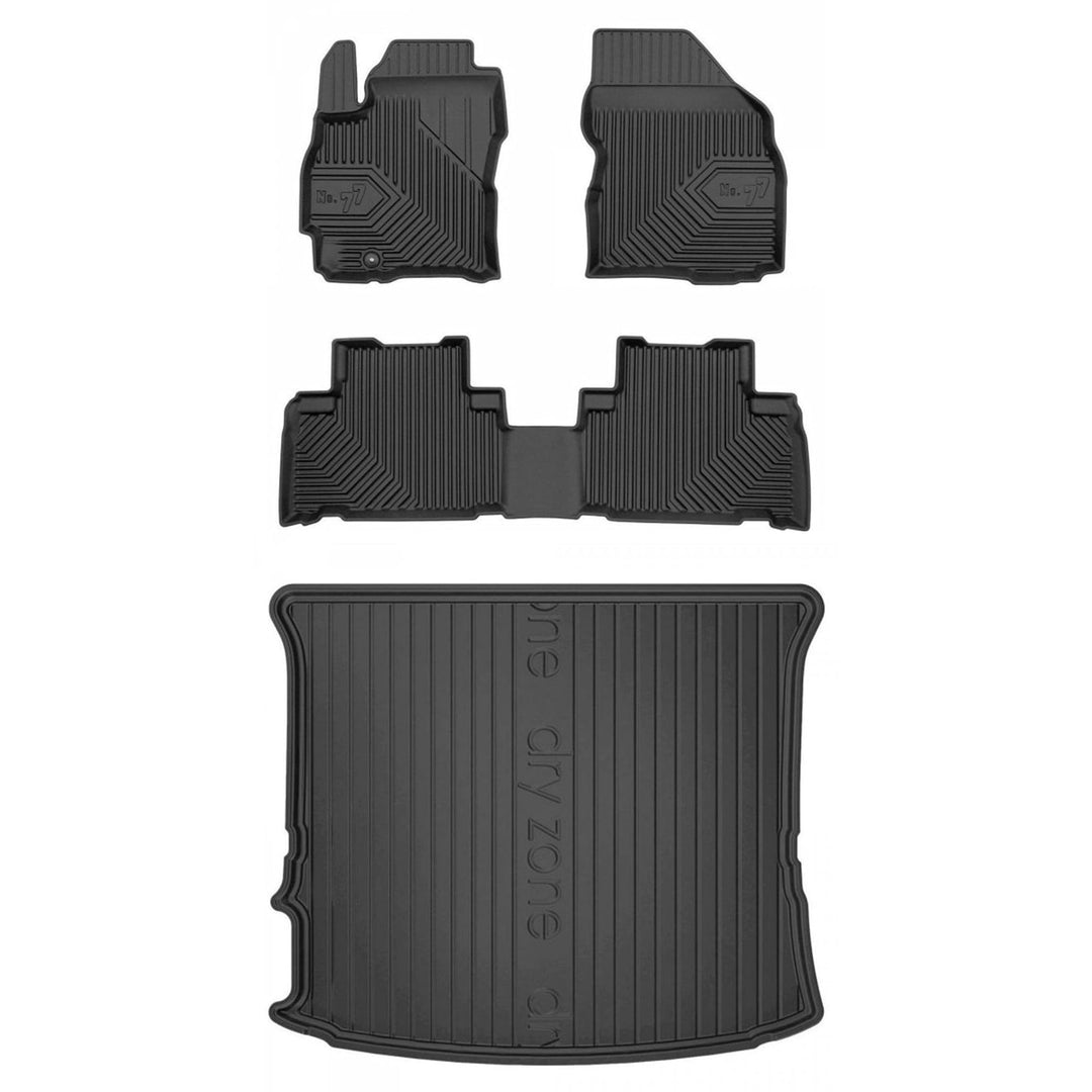 Satz Fussmatten und Gummimatte für Mazda 5 I 2005-2010