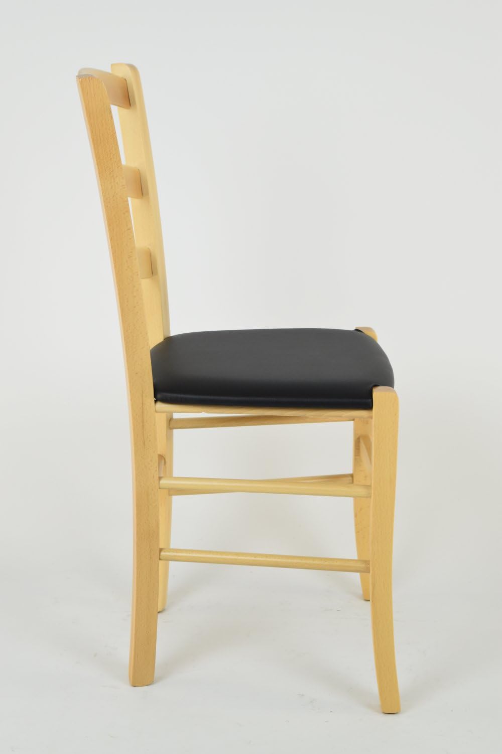 t m c s Tommychairs - Stuhl Venice für Küche und Esszimmer, robuste Struktur aus lackiertem Buchenho