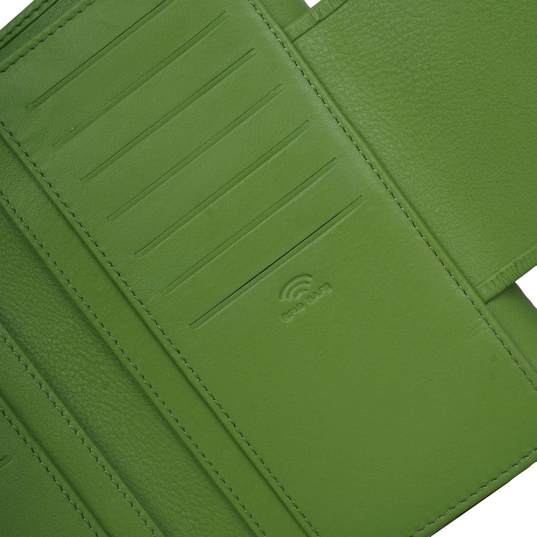 Gerry Weber - vigo Purse lh14z Grün 18,00X10,00X0,00 CM Farbe:grün / Material:textile,cow Leather, 1