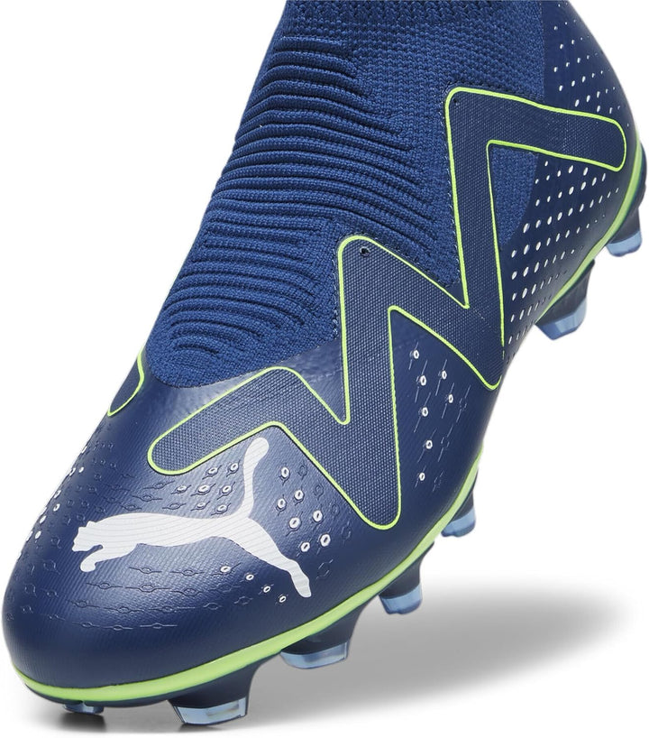 PUMA Herren Future Match+ Ll Fg/Ag Fussballschuh 42.5 EU Persisches Blau Puma Weiss Pro Grün, 42.5 E
