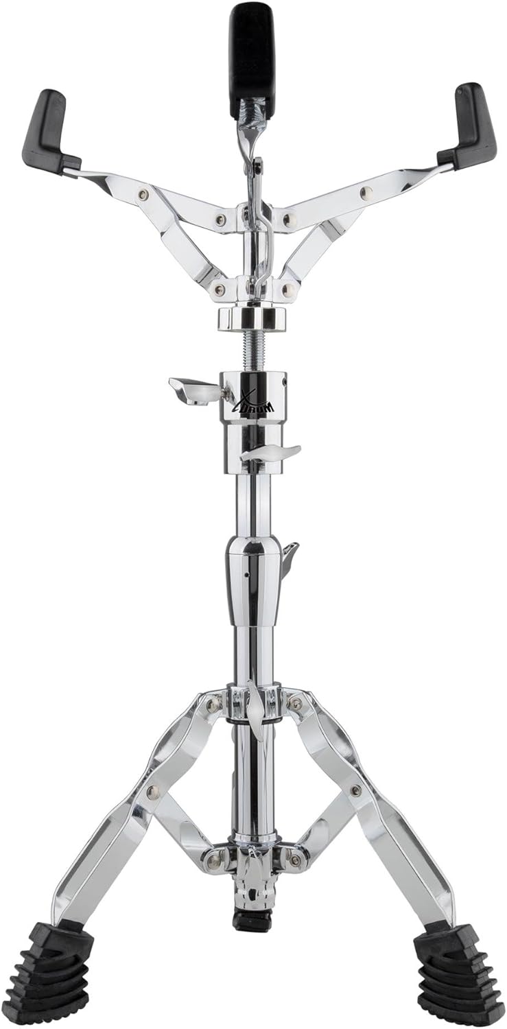XDrum Snare Ständer Pro (für Snares von 13" bis 14", höhenverstellbar von 46-65 cm, Kugelgelenk, dop