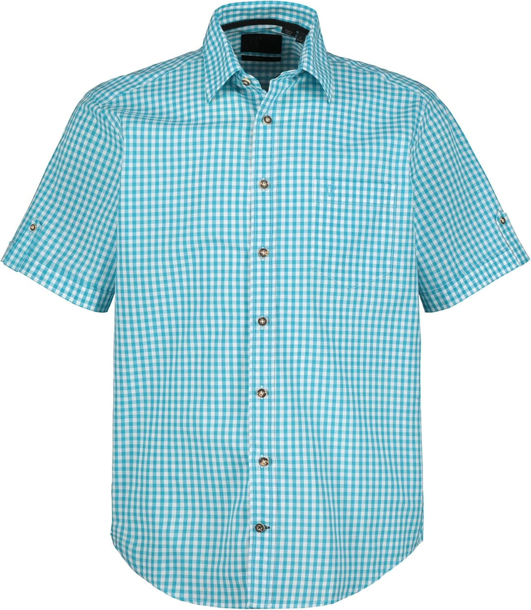 JP 1880 Herren grosse Grössen Übergrössen Menswear L-8XL Hemd, Tracht, Halbarm, Kent Kragen, Modern