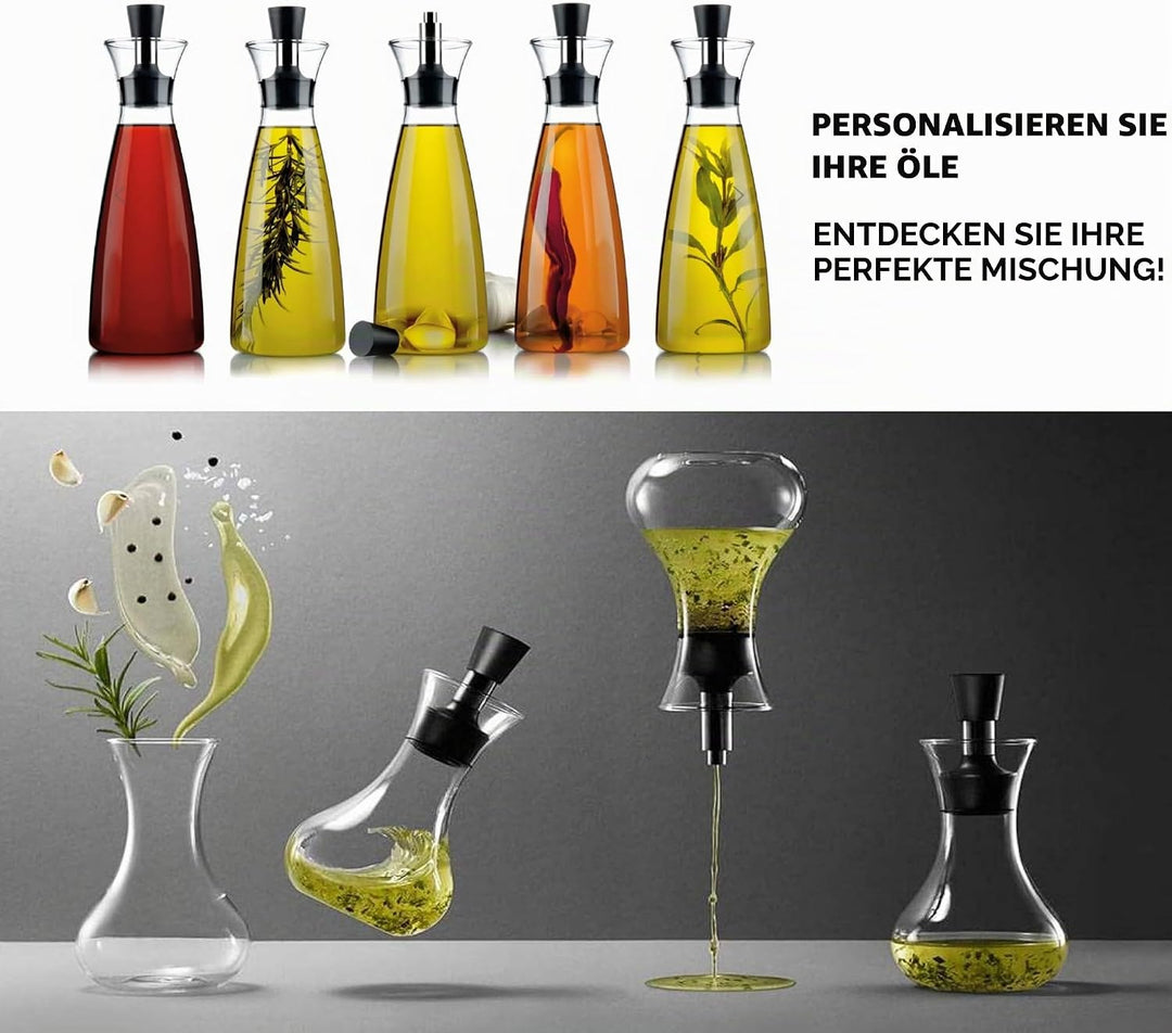 Eva Solo | Set Oilcarafe & Dressingshaker | Drip-Free – no Oil or Dressing on The Table |