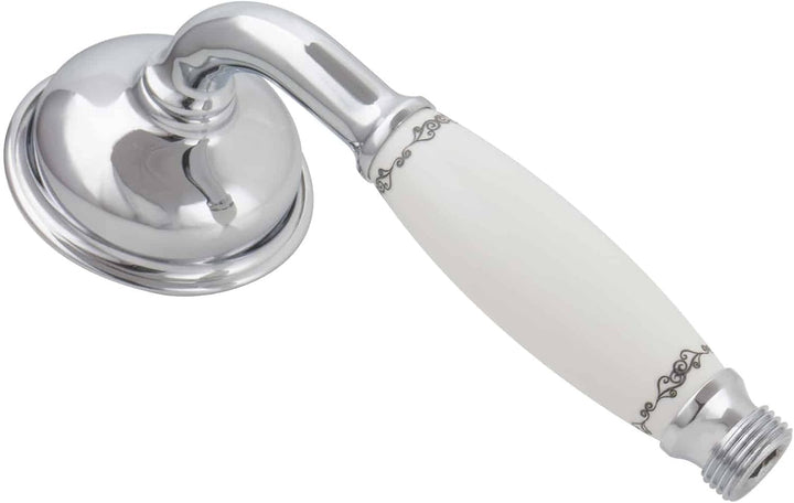 Handbrause retro nostalgie Duschkopf mit Keramikgriff Messing