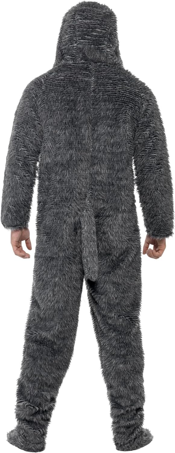 Smiffys Adult Fluffy Dog Costume M Grau, M Grau