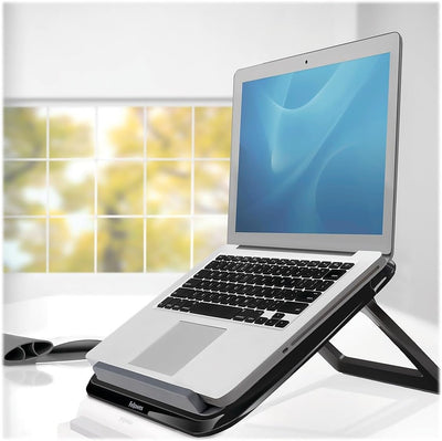 Fellowes Laptop Ständer I-Spire Quick Lift, Laptop Faltbarer tragbarer Ständer bis 17 Zoll (43,18 cm