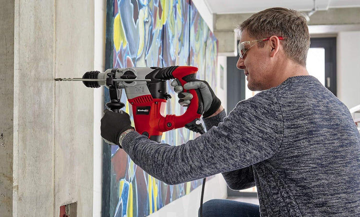 Einhell Bohrhammer-Set RT-RH 32 Kit (1.250 W, 3 Funktionen, pneumatisches Schlagwerk, SDS-plus-Werkz