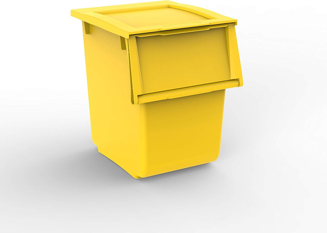 TERRY, Ecobin 25+30 Set 2 Behälter für die Abfalltrennung. Farbe: Gelb und Blau, 25 L + 30
