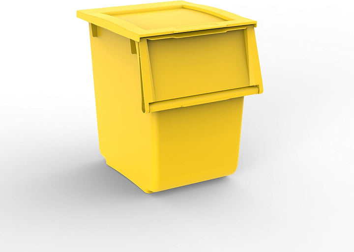 TERRY, Ecobin 25+30 Set 2 Behälter für die Abfalltrennung. Farbe: Gelb und Blau, 25 L + 30