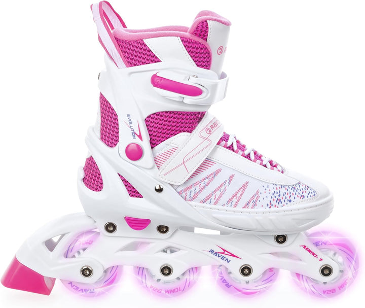 RAVEN 2in1 Schlittschuhe Inline Skates Inliner für Kinder Mädchen verstellbar
