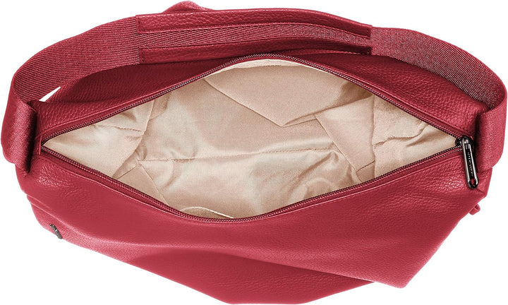 Mandarina Duck Mellow Leather Tracolla Schultertasche Rot (Red Plum), Rot (Red Plum)