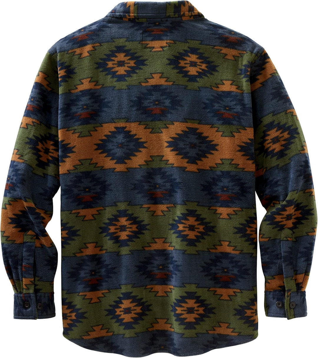 Legendary Whitetails Navigator Fleece-Herrenhemd mit Knopfleiste S Asphalt Ridge, S Asphalt Ridge