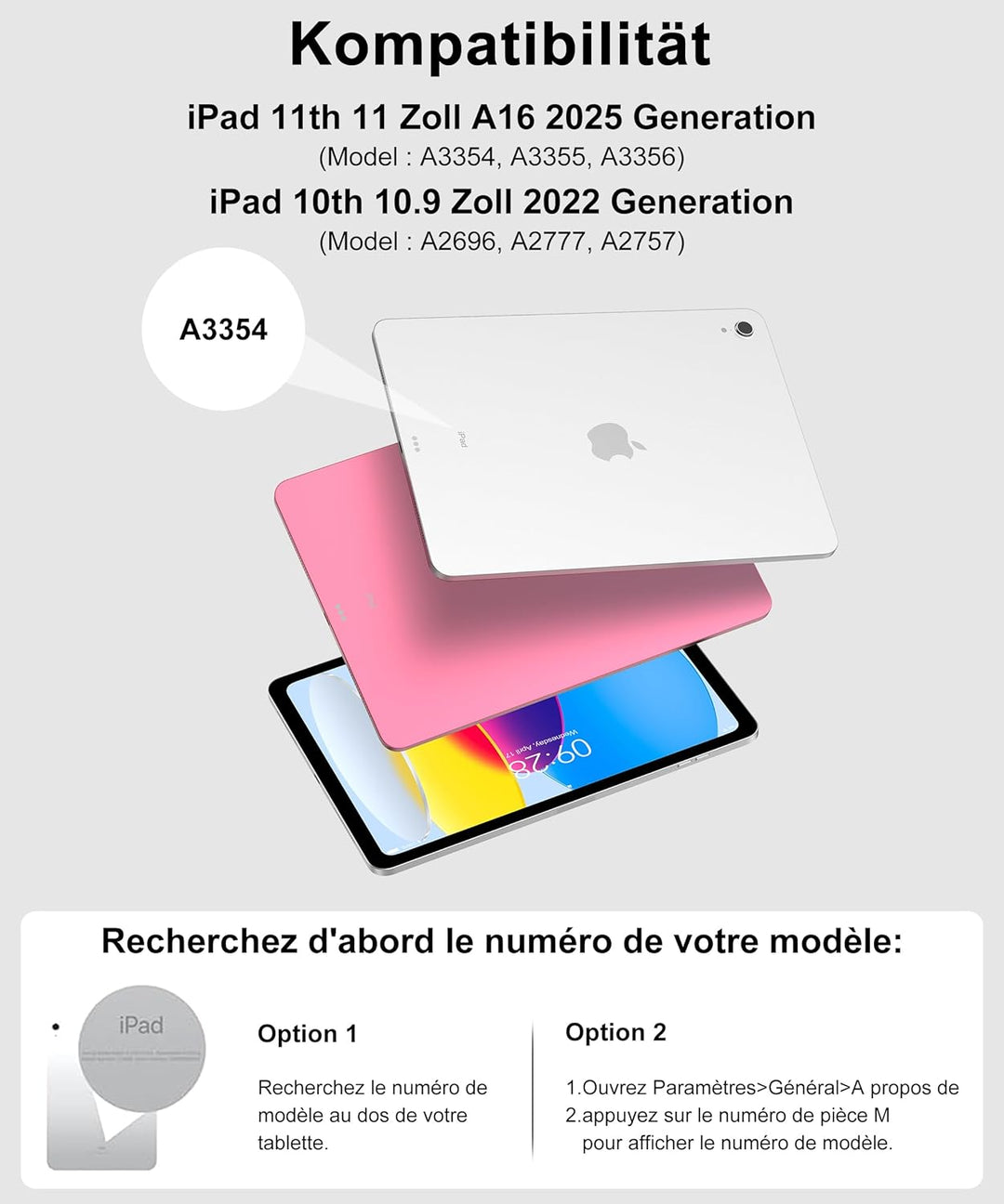 IVEOPPE Magic Keyboard für iPad 10. Generation & iPad 11" A16 (2025), Magnetische Freischwebende Des