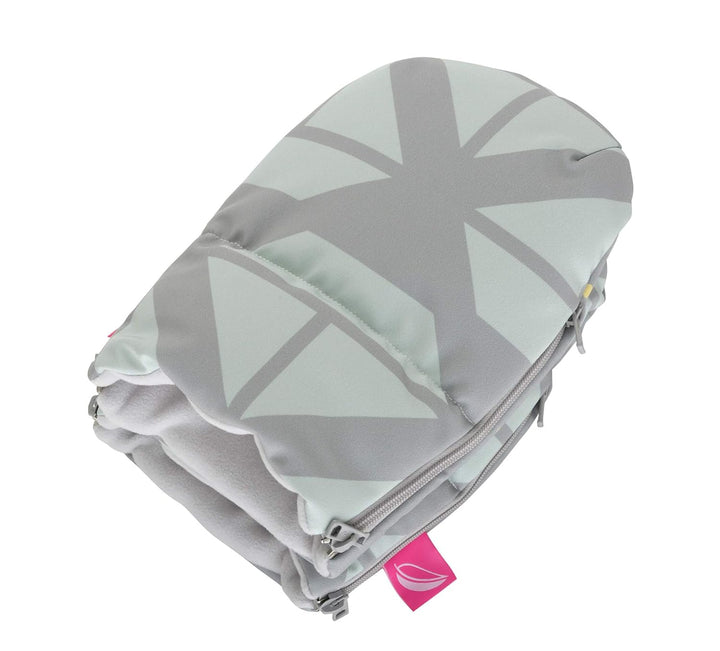 1 Paar Handwärmer Muffs für Kinderwagen - aus Softshell (Schiffe mintgrün), Schiffe mintgrün