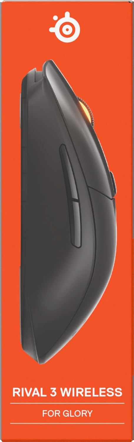 SteelSeries Rival 3 Wireless Gen 2 Gaming Maus – 2,4GHz und Bluetooth – 18.000DPI TrueMove Air-Optik