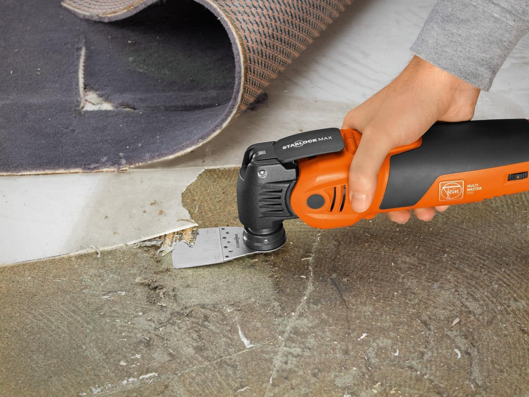 FEIN Multimaster MM 700 Max, Unser bestes MultiTool mit Bi-Metall-Sägeblatt für Holz, Metall und Kun