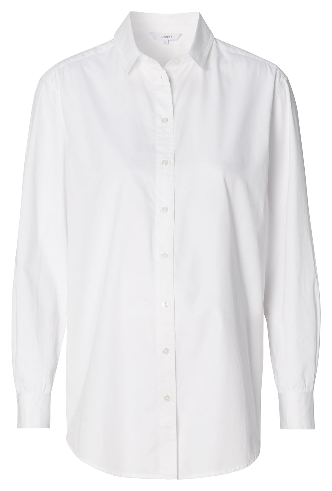 Noppies Damen Arles Nursing Blouse Ls Bluse M Optical White - P175, M Optical White - P175