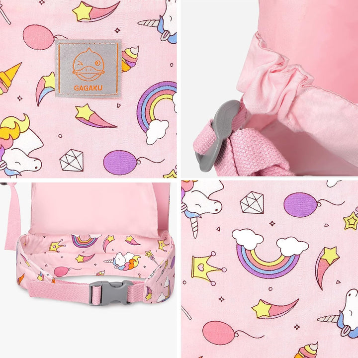 GAGAKU Puppentrage für Kinder Puppen Bauchtrage Puppen Tragesitz Puppenzubehör mit Verstellbaren Trä