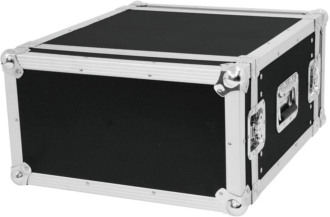 ROADINGER Verstärkerrack PR-2, 6HE, 47cm tief | Flightcase für 483-mm-Geräte (19") | mit mehrschicht