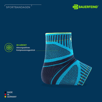 Bauerfeind Fussbandage fürs Sprunggelenk „Ankle Support Dynamic“, Unisex, 1 Fussgelenkbandage für Sp