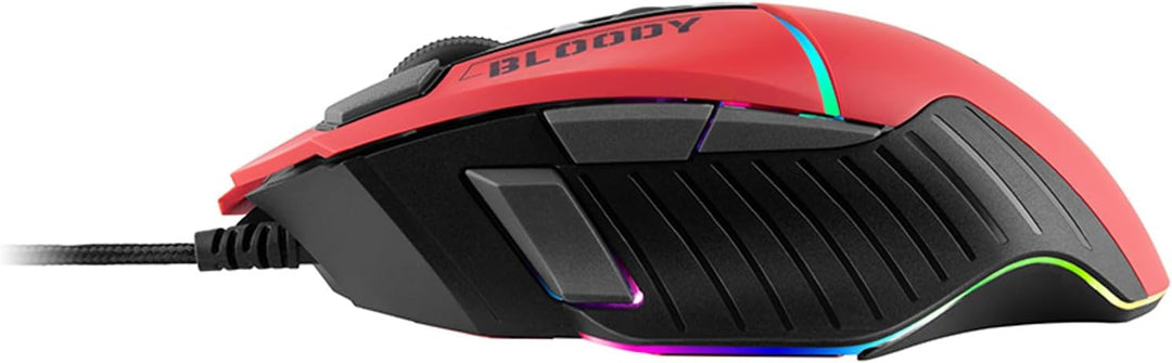 A4tech W95Max Sports Gaming Maus, Optische Kabelgebundene Gaming-Maus, USB 12 000 CPI, 8000 FPS, 250