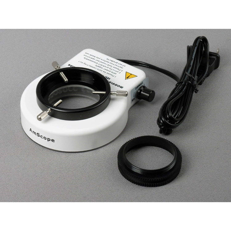 AmScope LED-80S 80 LED Compact Ring Light mit eingebautem Dimmer für Stereomikroskope