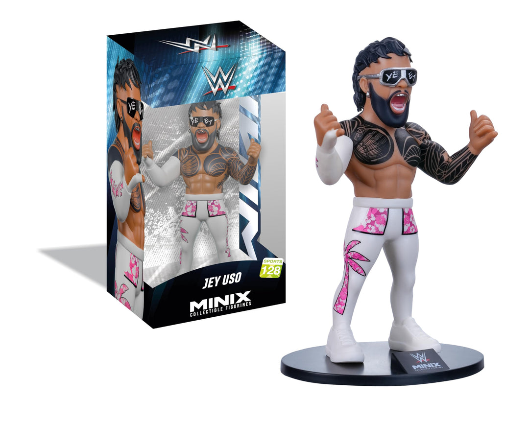 MINIX - Sports #128 - WWE - Jey USO - Sammelfigur 12 cm