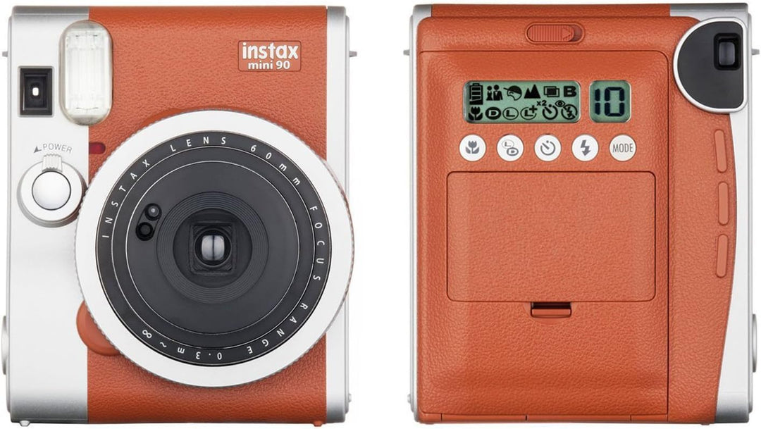 INSTAX Mini 90 Neo Classic Kamera, Braun Braun Kamera, Braun Kamera
