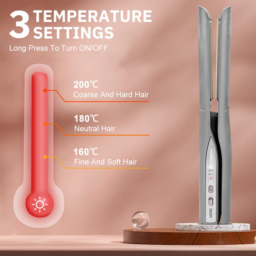 Glätteisen Haarglätter,Verbesserte Version Ceramic Straight für Glatte & Glänzende Haare,Haarglätter