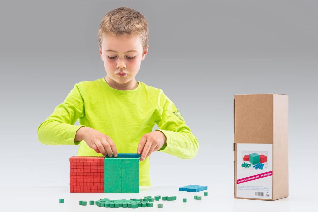 WISSNER R39578.M00 aktiv Lernen-Montessori Dienes Grundsortiment zum Dezimalrechnen 121 Teile-RE-Woo