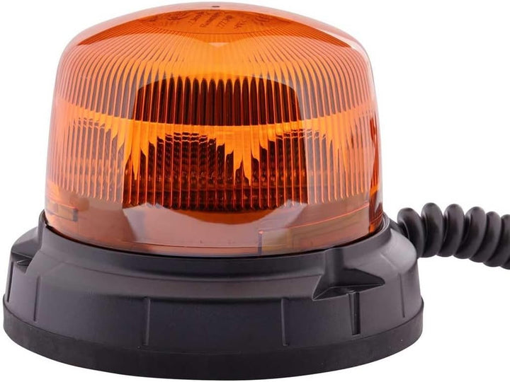 HELLA - LED-Blitz-Kennleuchte - RotaLED Compact - 12/24V - gelb - Magnetbefestigung - Kabel: 200mm -