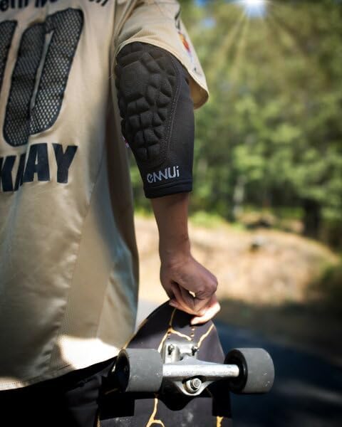 Ennui Skate Equipment Shock Sleeve Pro Kevlar Ärmlinge, für Inline- und Roller Skating, Skateboardin