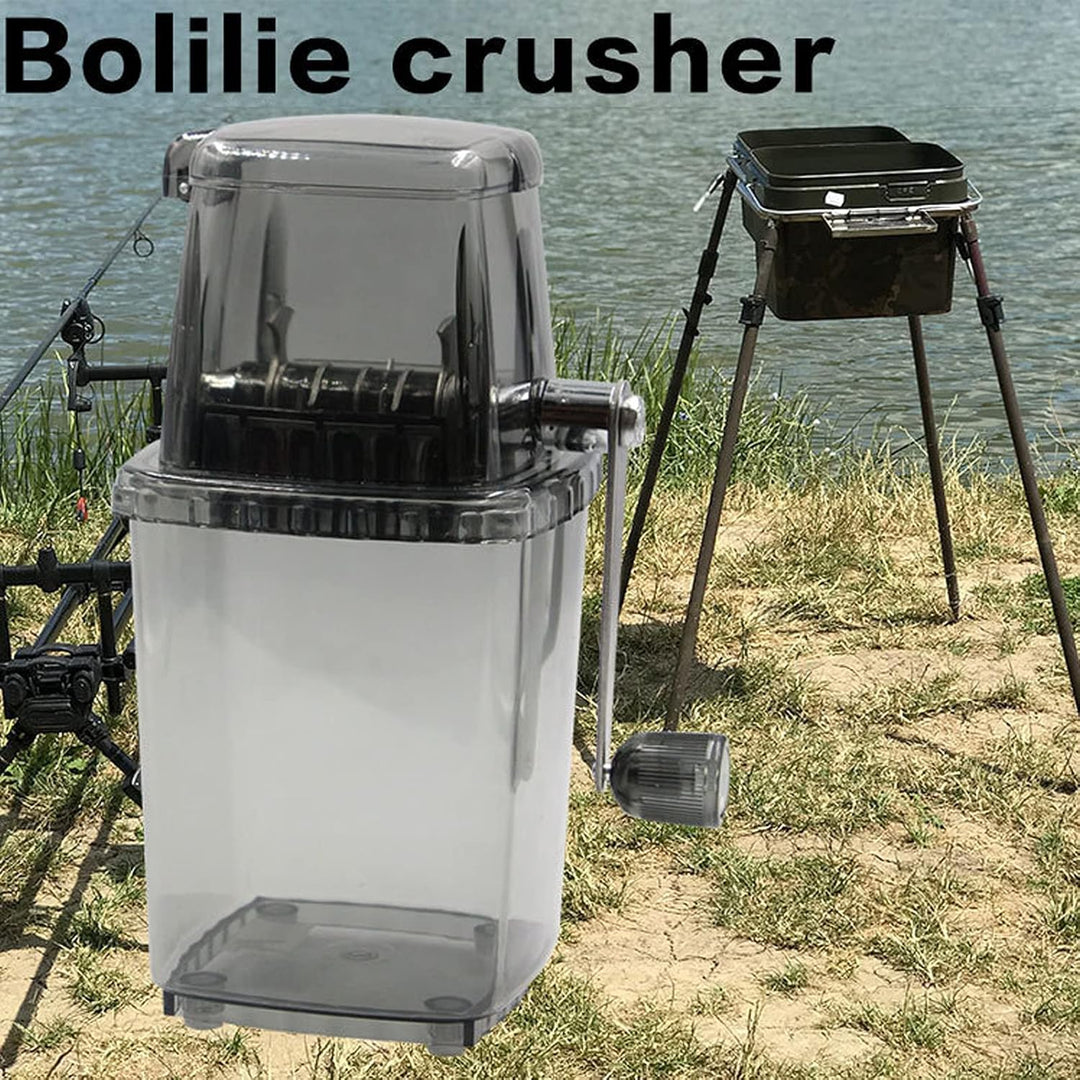 Alomejor Handkurbel Manueller Boilie Ice Crusher, Kitchen Bar Ice Mixer Angelköder Köder Crusher