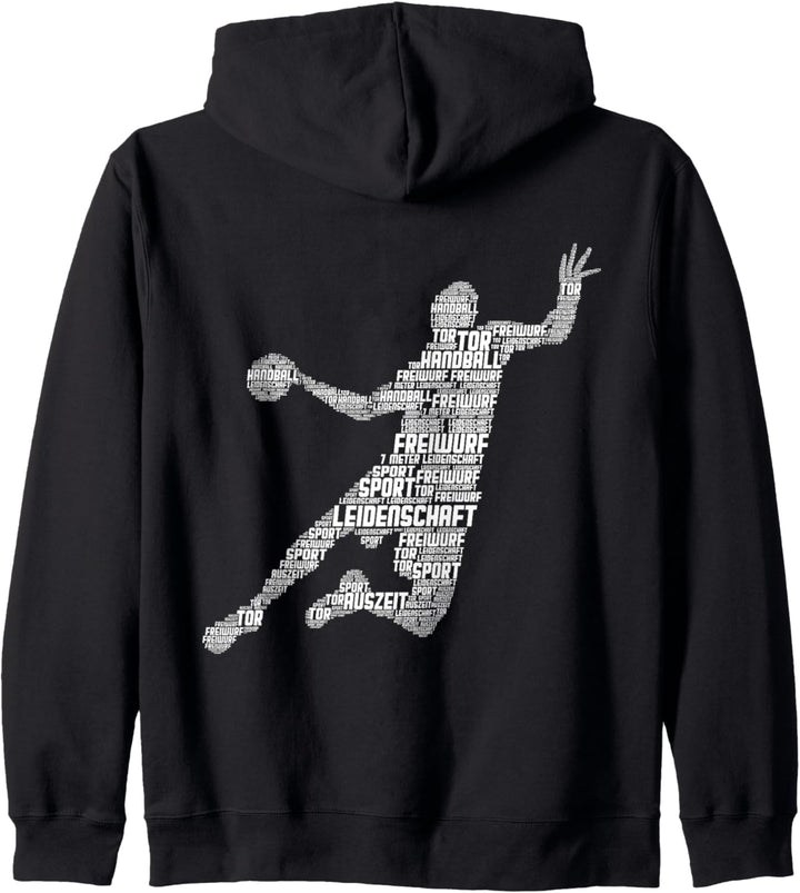Handball Handballer Kinder Jungen Männer Kapuzenjacke