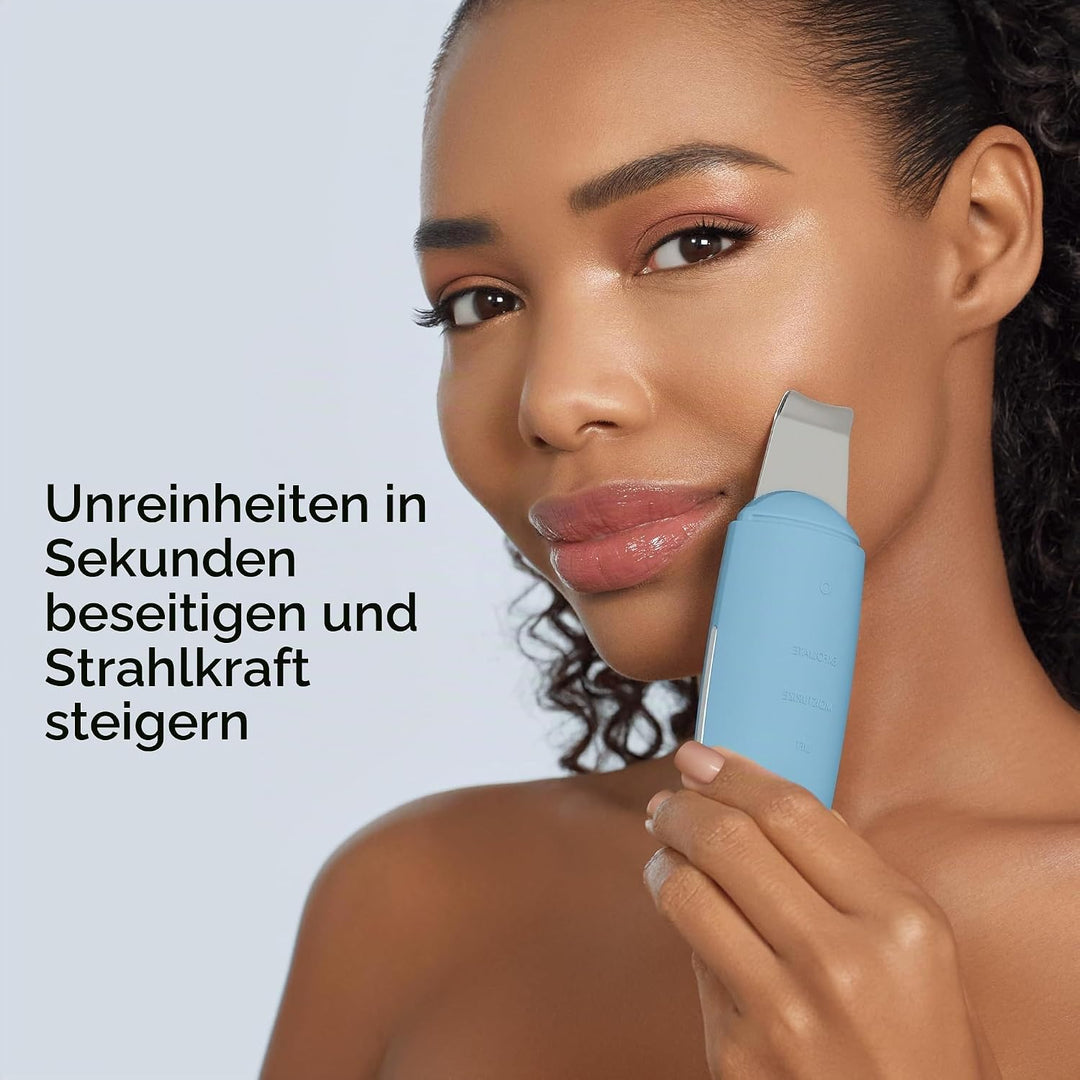 GESKE | SmartAppGuided™ MicroCurrent Skin Scrubber &amp; Blackhead Remover | 9 in 1 | Skincare Tools | F