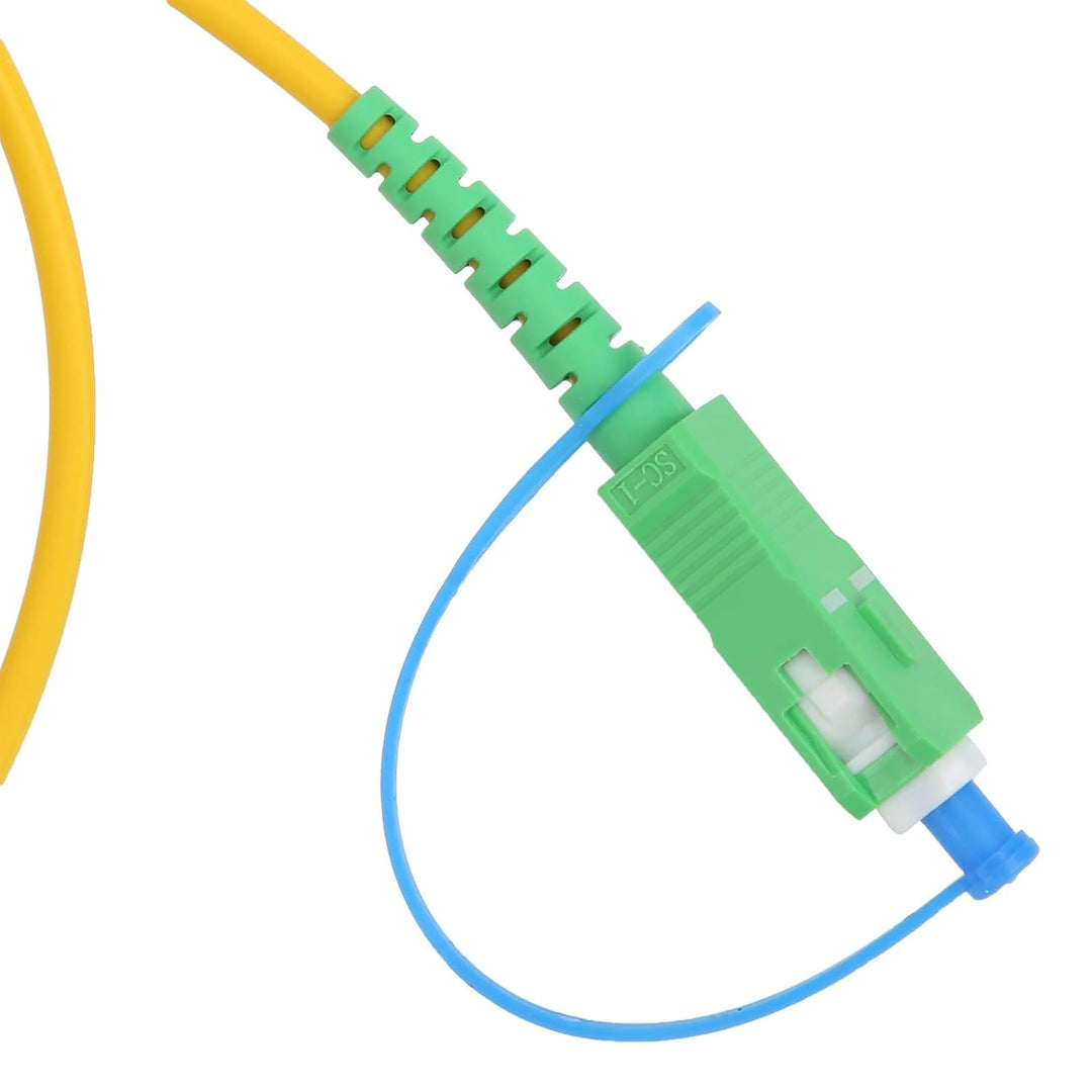 Fafeicy OTDR-Startkabel für Glasfaser, Singlemode 9 / 125um 500M OS2 SC/APC-SC/APC-Anschluss für Ver