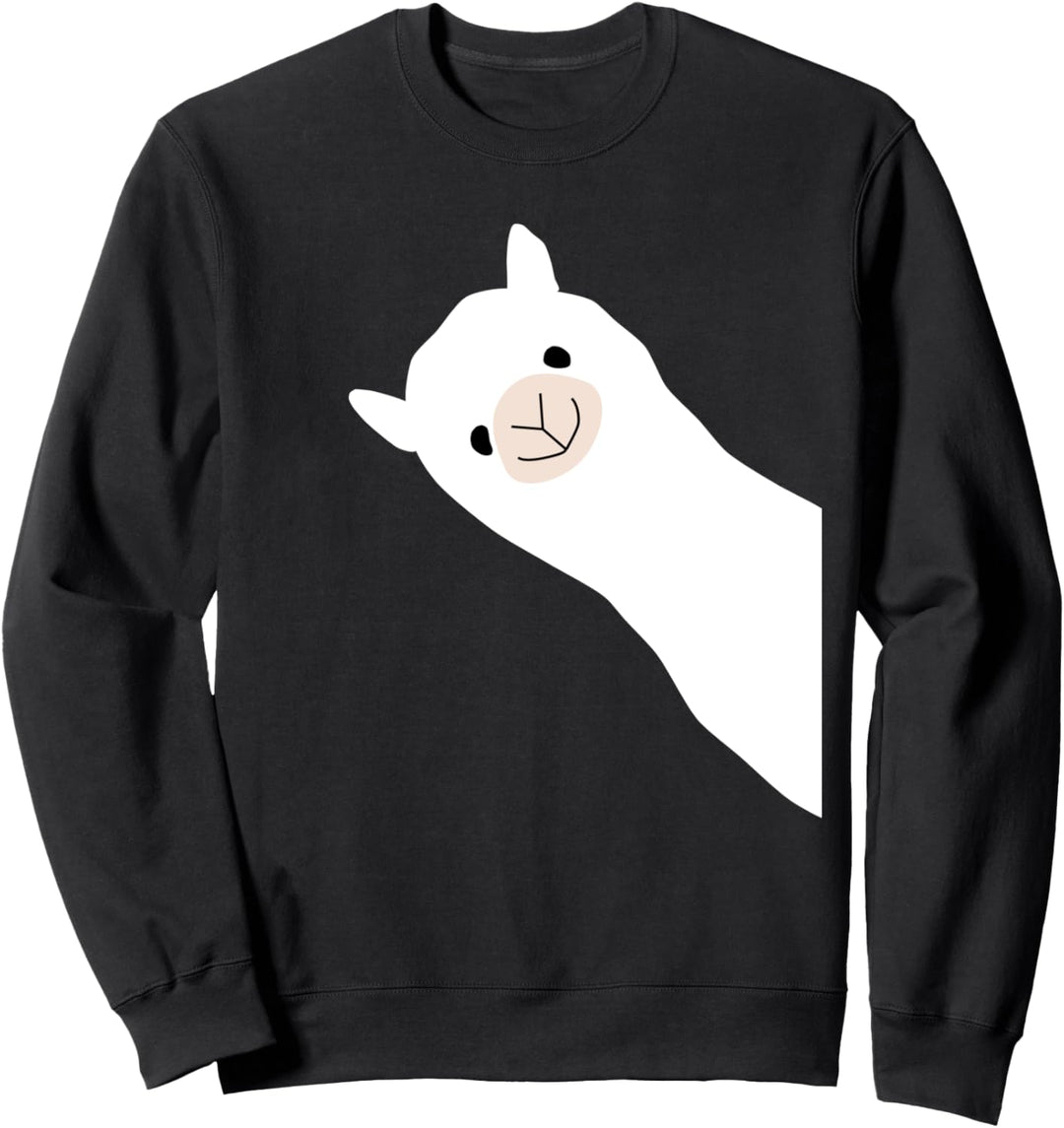 Retro, Lama, Alpacas Design für Herren, Damen und Kinder Sweatshirt