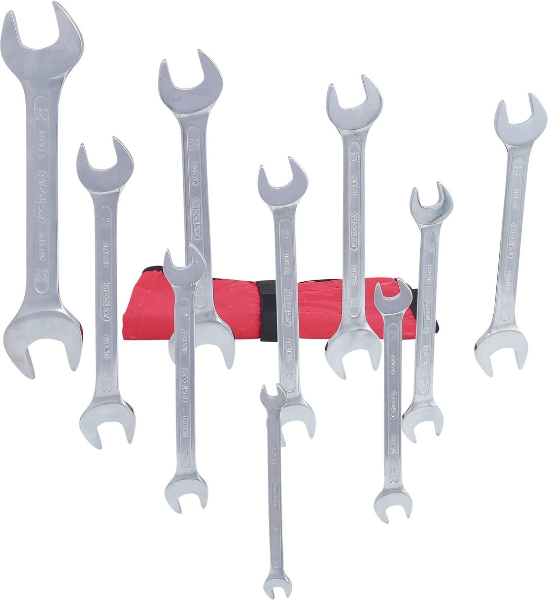 KS Tools 517.0123 CLASSIC Doppel-Maulschlüssel-Satz, 11-tlg., 6x7-30x32mm
