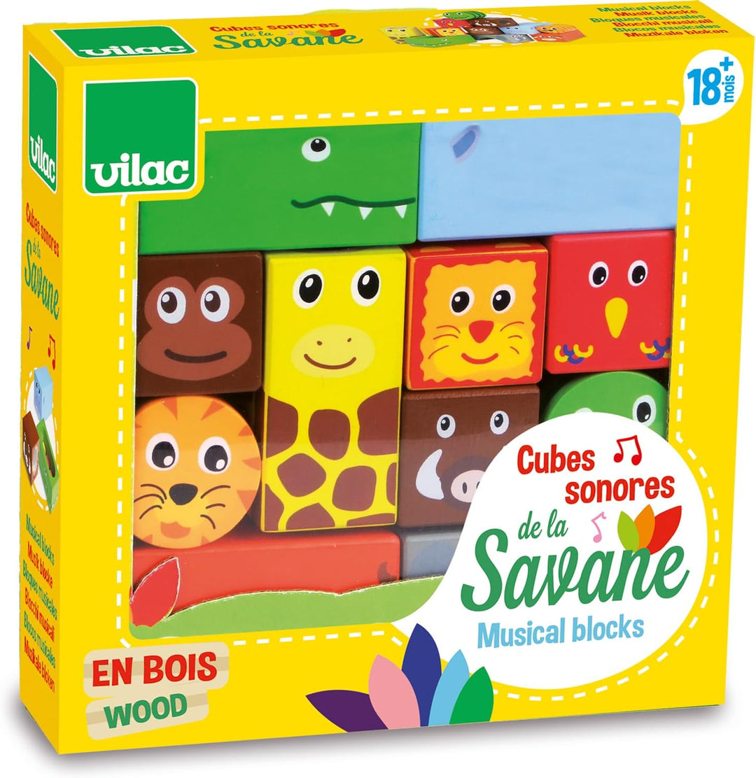 Vilac: 2101 Savanne Musikklötzchen