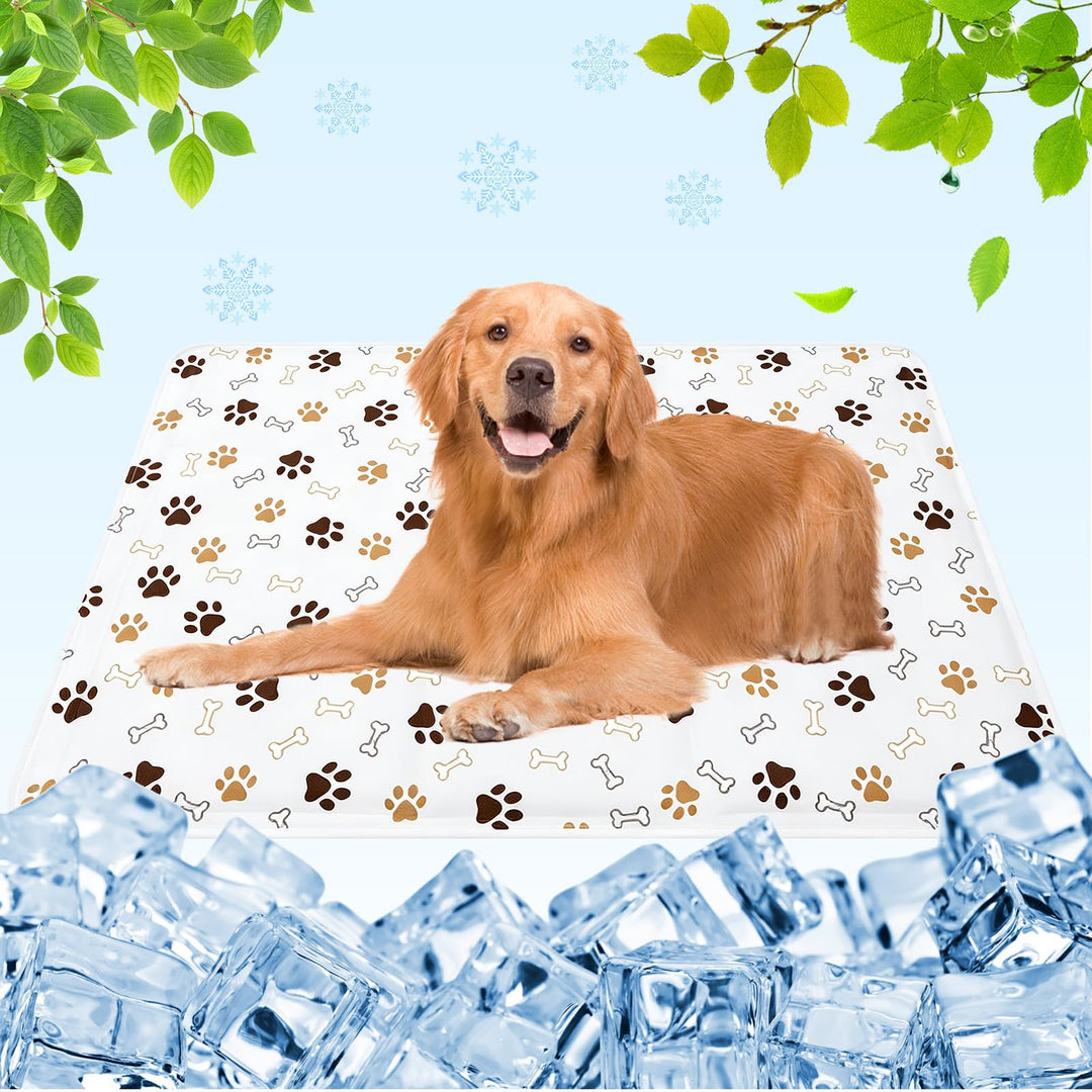 Kühlmatte für Hunde und Katzen, Selbstkühlende Hundematte mit Ungiftigem Gel, kühle Unterlage für Ha
