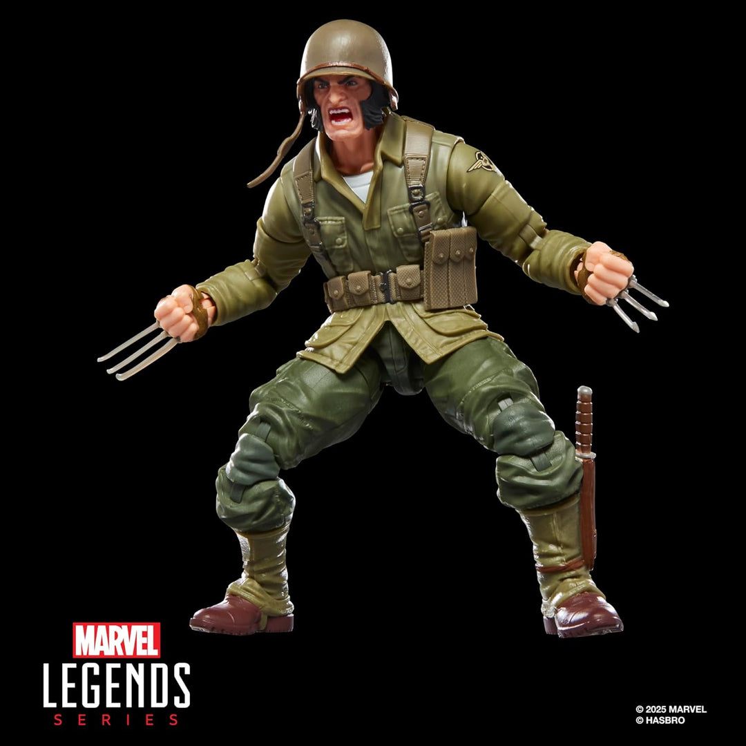 Marvel Legends Series Wolverine (WWII Logan) X-Men Comics Action-Figur, Wolverine