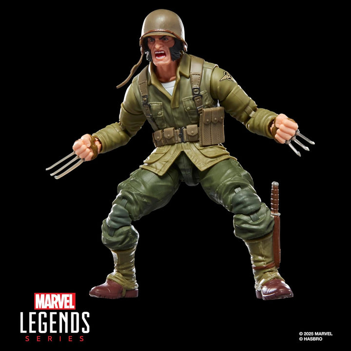 Marvel Legends Series Wolverine (WWII Logan) X-Men Comics Action-Figur, Wolverine