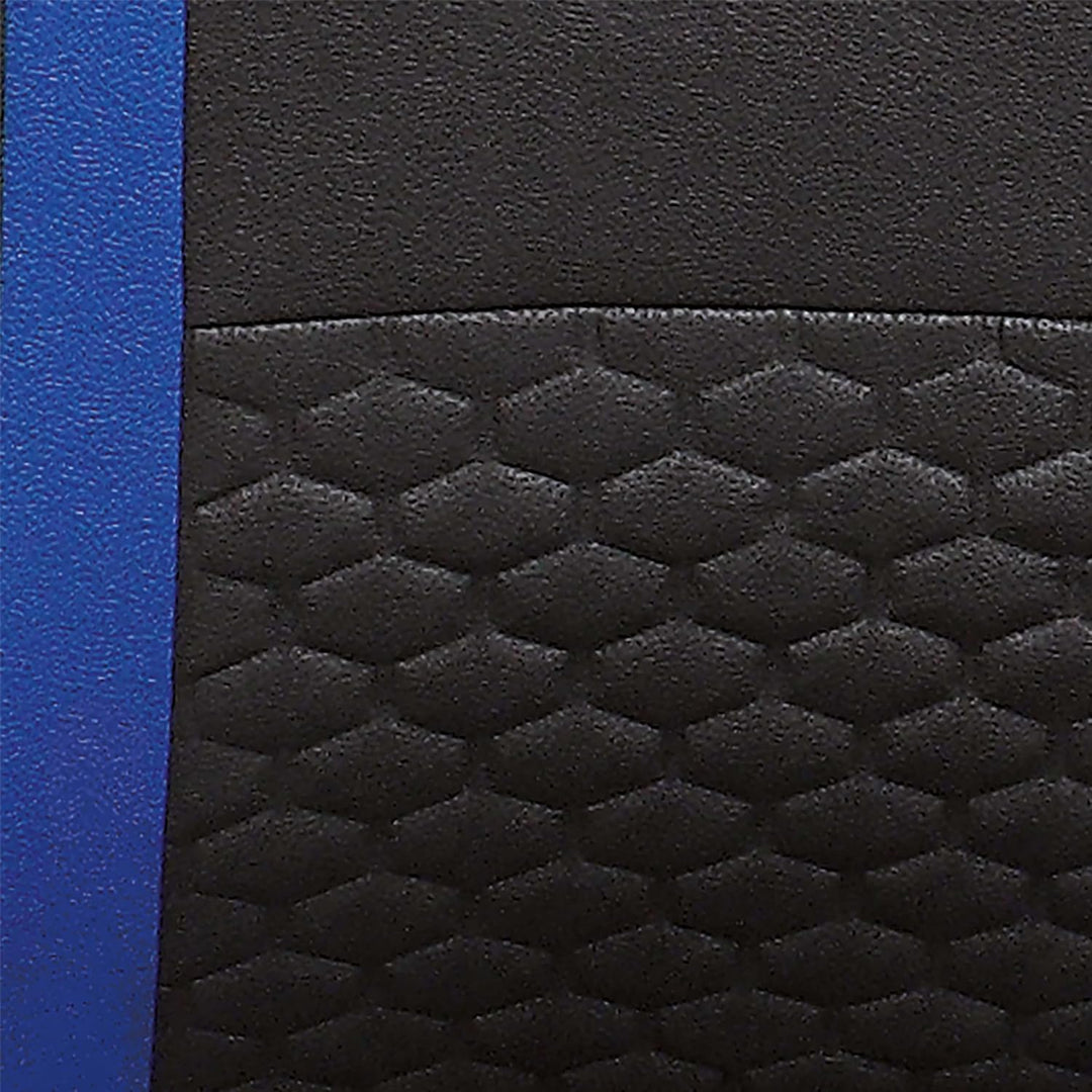 PETEX Auto Sitzbezüge Universal Komplett Set 17-teilig - Exclusive blau, Eco Class mit SAB 1 Vario P