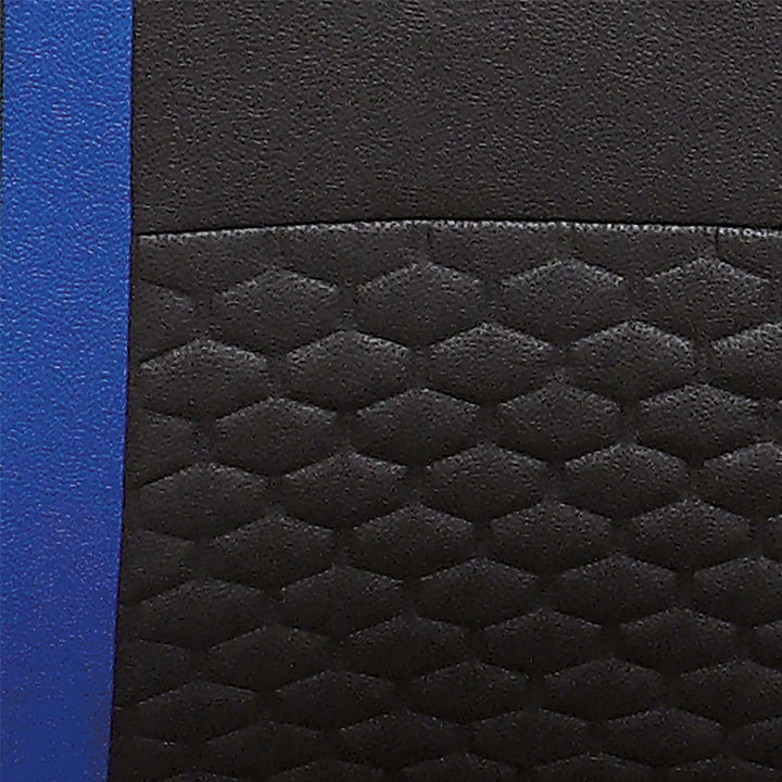 PETEX Auto Sitzbezüge Universal Komplett Set 17-teilig - Exclusive blau, Eco Class mit SAB 1 Vario P