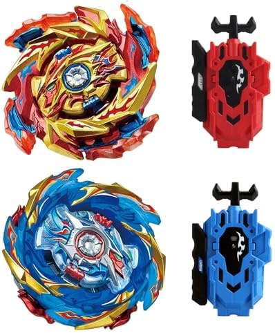 Gyroscope Turbo Set, 3D Arena Metall Fusion KampfKreisel, Mit Battling Top Launcher, Geschenk-Sets(1