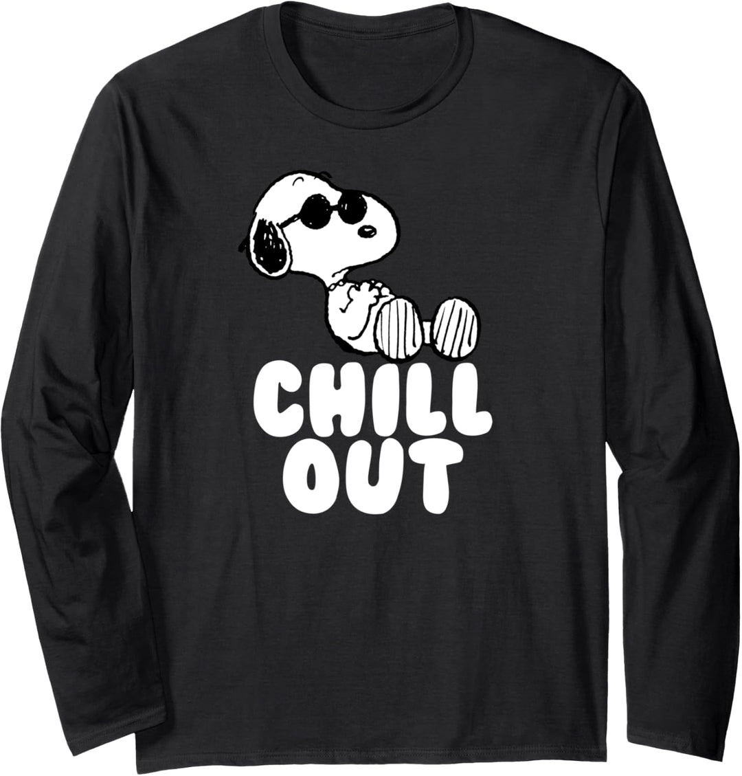 Peanuts Beruhige dich Snoopy Langarmshirt
