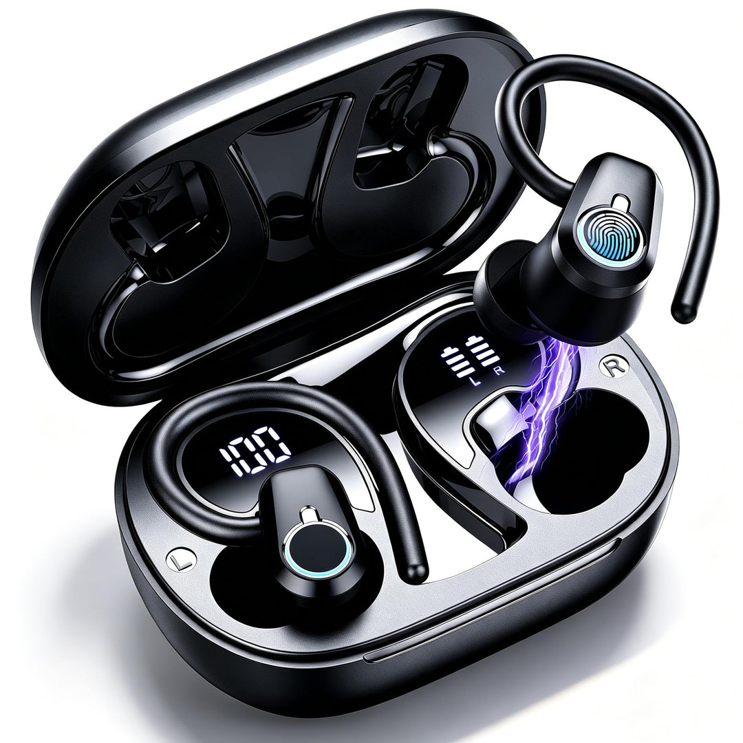 Bluetooth Kopfhörer Sport, 2026 Kopfhörer Kabellos Bluetooth 5.3, 50 Std HiFi Stereo In Ear Ohrhörer