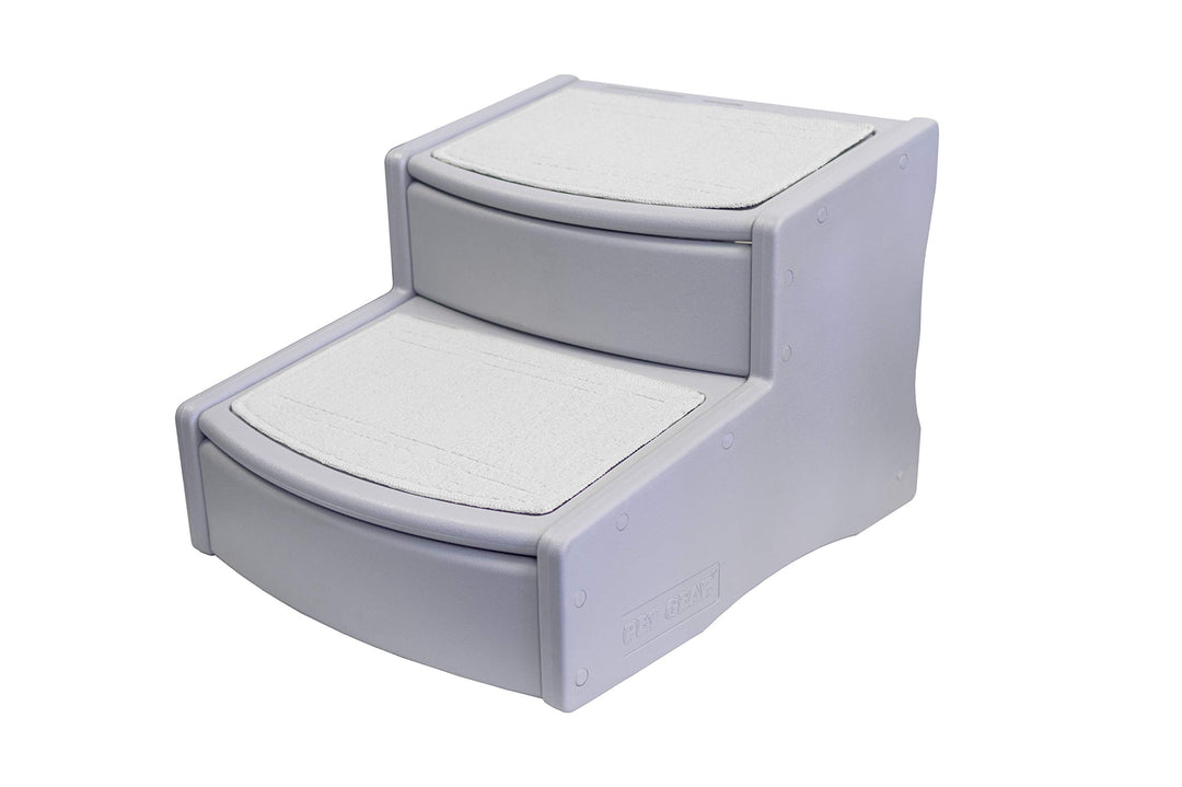 Pet Gear Easy Step II Extrabreite Haustiertreppe, 2 Stufen/für Katzen und Hunde bis zu 100kg, Essent