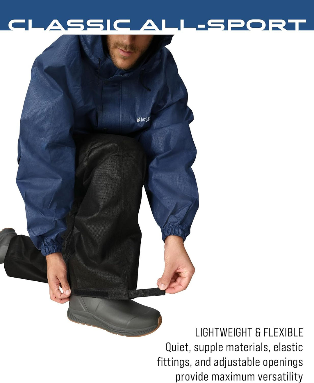 Frogg Toggs Herren Classic All-Sport Waterproof Breathable Rain Suit Regenjacke L Blau, L Blau