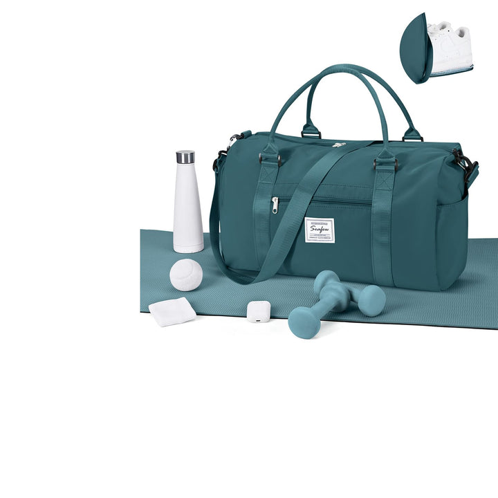 Sport Duffel Bag Damen Herren Sporttasche mit Schuhfach & Nassfach Reisetasche Handgepäck Tasche Spo